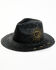 Image #1 - Shyanne Women's Celestial Sunshine Straw Western Fedora , Black, hi-res