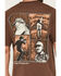 Image #4 - Morgan Wallen Men's Short Sleeve Graphic T-Shirt, Brown, hi-res