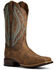 Ariat Women's Primetime Tack Western Boots - Broad Square Toe, Brown, hi-res