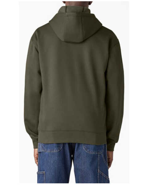 Image #2 - Dickies Men's Durable Water Resistant Hooded Work Sweatshirt, Moss Green, hi-res