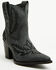 Image #1 - Dingo Women's Rocky Top Western Booties - Snip Toe, Black, hi-res