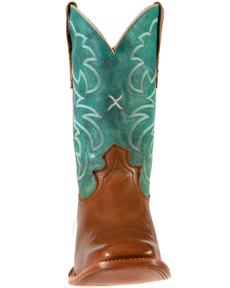 Twisted X Women's Rancher Western Boots - Square Toe, Brown, hi-res