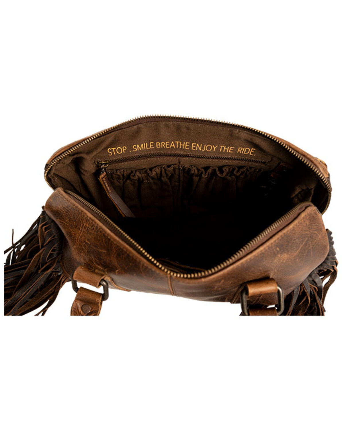 Image #4 - STS Ranchwear by Carroll Women's Chaynee Mountain Satchel, Brown, hi-res