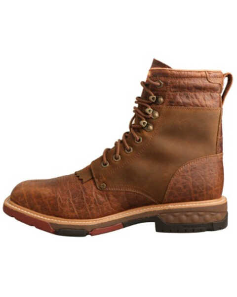 Image #3 - Twisted X Men's CellStretch Waterproof Work Boots - Alloy Toe, Brown, hi-res