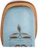Image #6 - Ferrini Women's Ella Cross Western Boots - Broad Square Toe, Aqua, hi-res