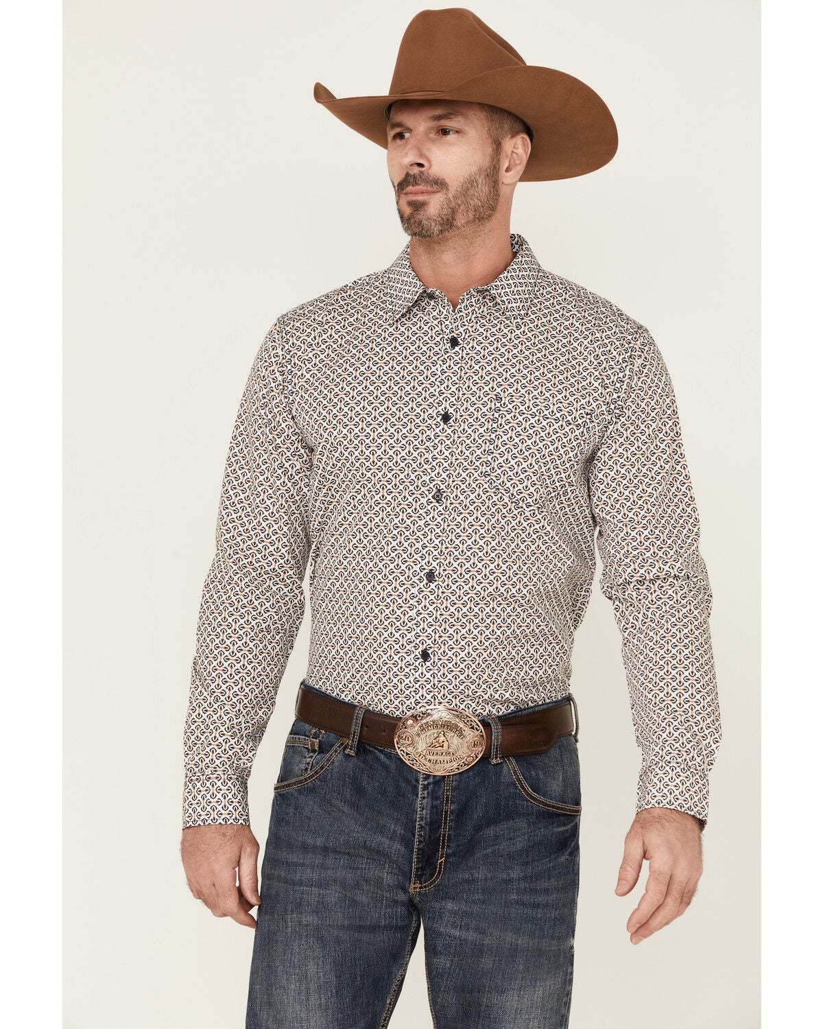 Men's Print Long Sleeve Shirts 