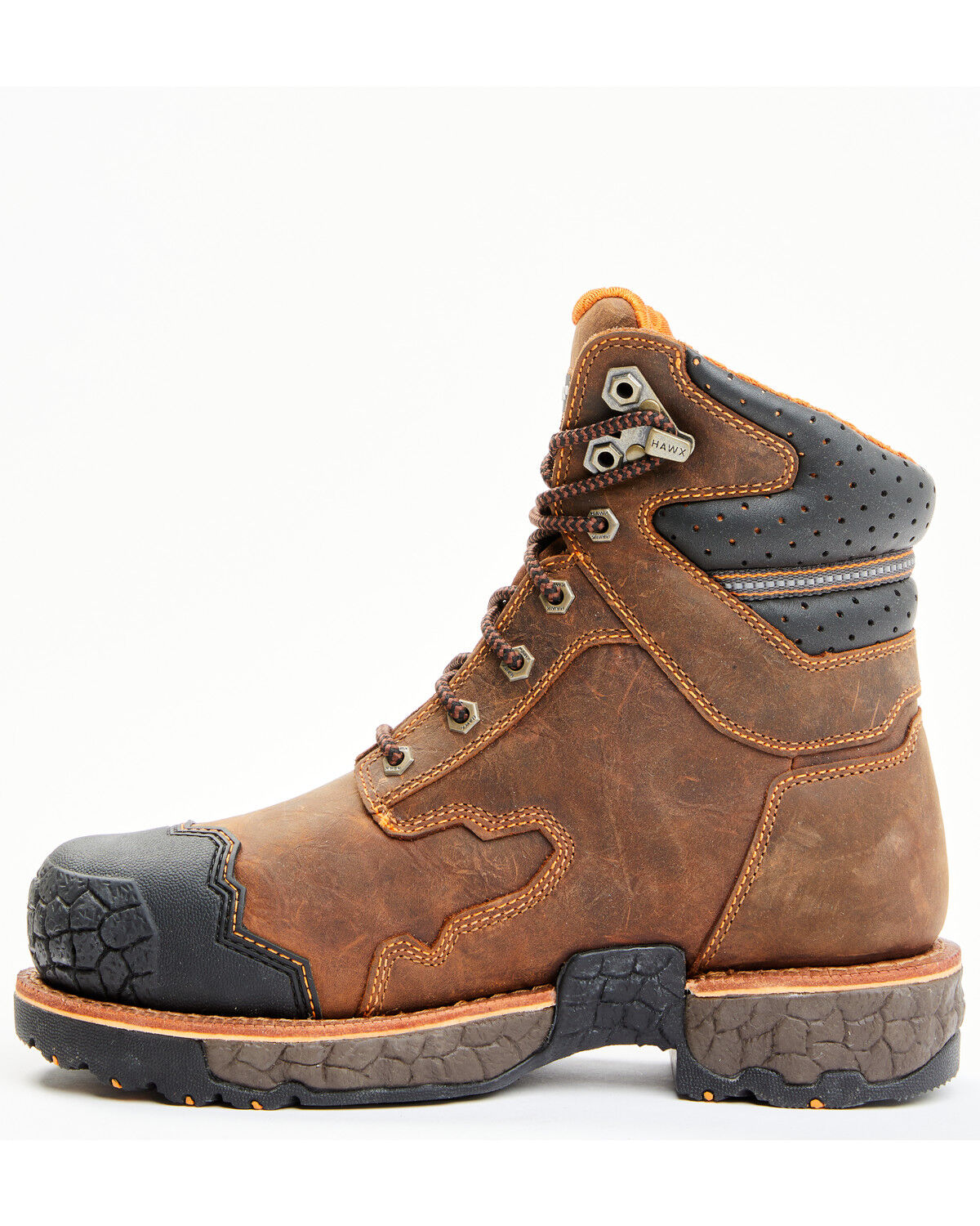 Image #3 - Hawx Men's Legion Sport Work Boots - Nano Composite Toe, Brown, hi-res