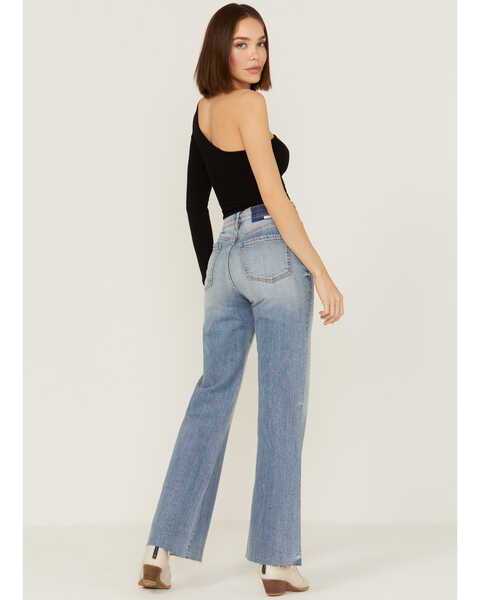 Image #3 - Daze Women's Far Out Wide Jeans, Light Wash, hi-res