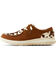 Image #2 - Ariat Women's Hilo Suede and Hairon Casual Shoes - Moc Toe, Brown, hi-res