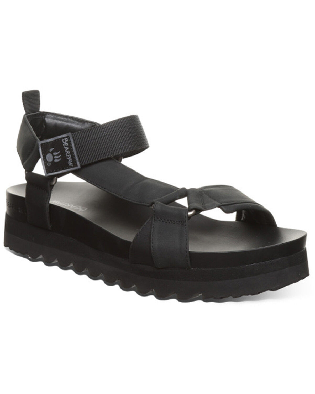 Image #1 - Bearpaw Women's Hydra Sandals, Black, hi-res
