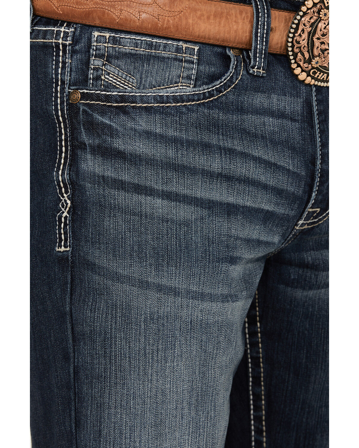 Image #2 - Cody James Men's Duke Relaxed Bootcut Stretch Denim Jeans, Dark Wash, hi-res
