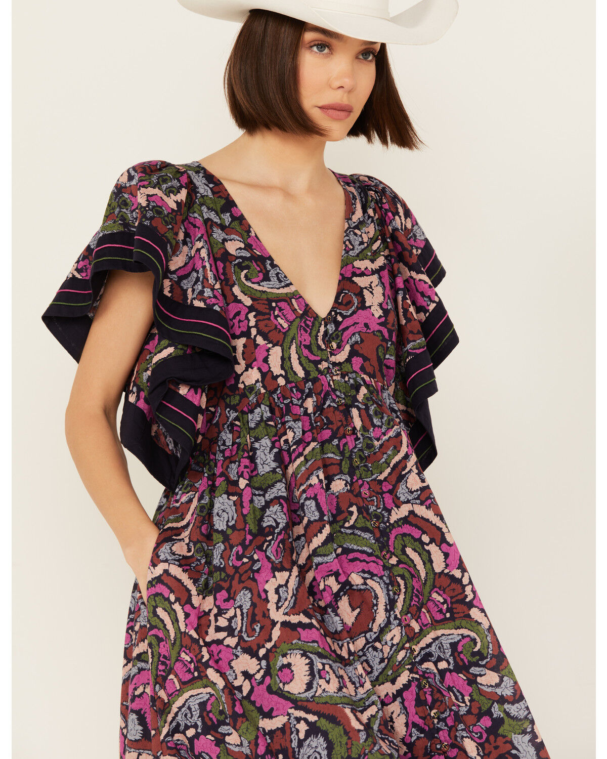 Image #2 - Cleobella Women's Carlotta Maxi Dress, Multi, hi-res