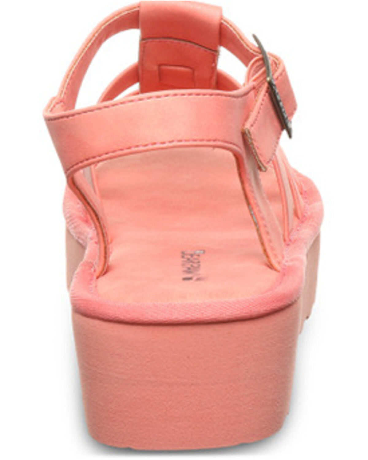 Image #5 - Bearpaw Women's High Seas Platform Sandals, Coral, hi-res