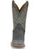 Image #4 - Justin Men's Rancho Western Boots - Broad Square Toe, Grey, hi-res