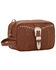 Image #4 - American West Leather with Buckle Dopp Kit, Mocha, hi-res
