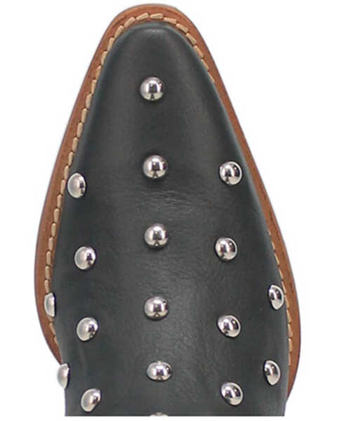 Image #6 - Dingo Women's Broadway Bunny Studded Tall Western Boots - Snip Toe , Black, hi-res