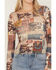 Image #3 - Idyllwind Women's Rodeo Ticket Long Sleeve Mesh Shirt, Cream, hi-res