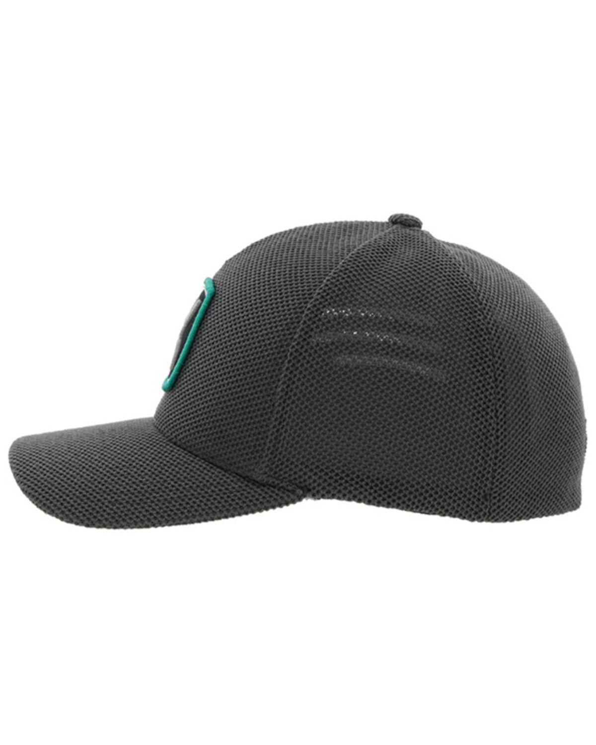 Image #4 - Hooey Men's Zeneith Logo Patch Flexfit Trucker Cap, Grey, hi-res