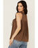 Image #4 - Cleo + Wolf Women's Betty Striped Print Tank Top, Sage, hi-res