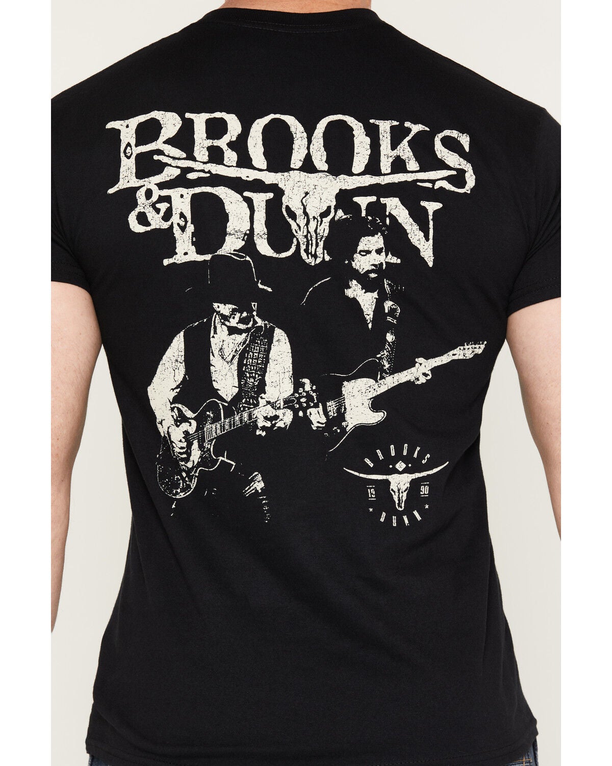 Image #4 - Brooks & Dunn Men's America's Finest Short Sleeve Graphic T-Shirt, Black, hi-res