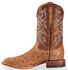 Image #3 - Justin Men's Waxy Full Quill Ostrich Western Boots - Broad Square Toe , Cognac, hi-res