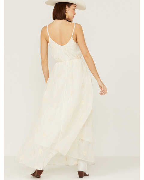 Image #4 - Wishlist Women's Sleeveless Lace Maxi Dress, Off White, hi-res