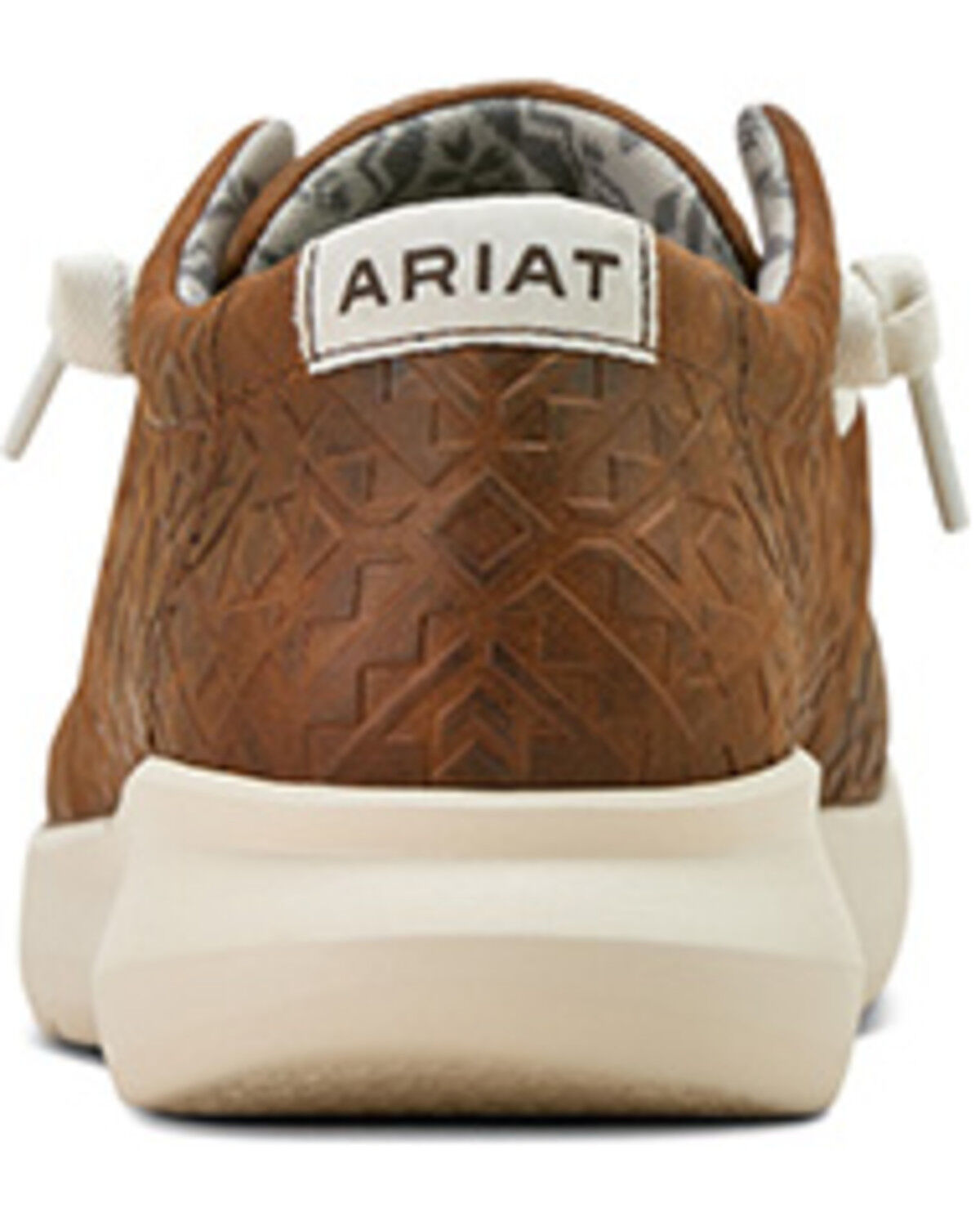 Image #3 - Ariat Men's Hilo Blanket Embossed Casual Shoes - Moc Toe, Mahogany, hi-res