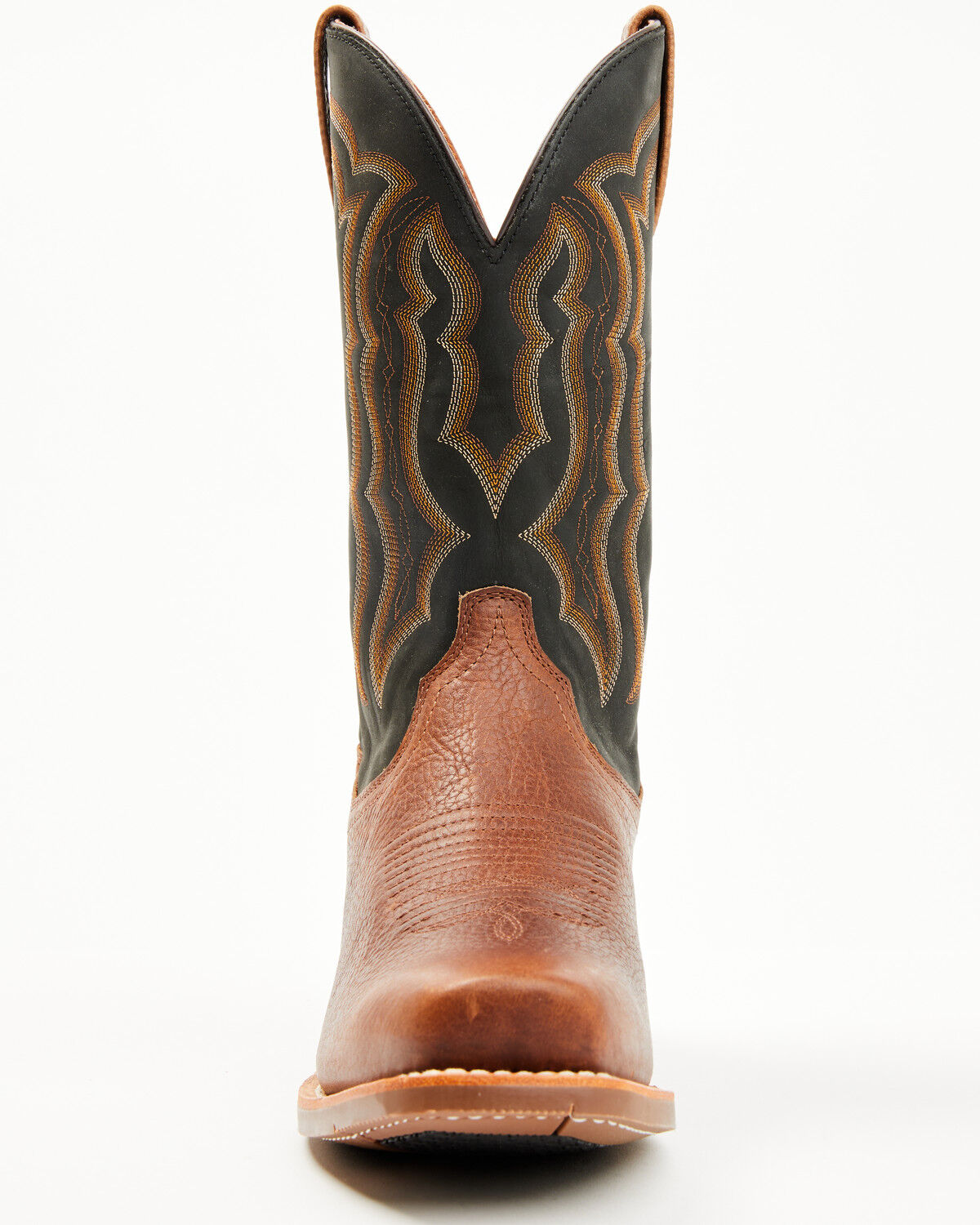 Image #4 - Dan Post Men's Creed Western Boots - Square Boots, Black, hi-res