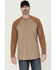Image #1 - Cody James Men's FR Bronze Raglan Long Sleeve Henley Work Shirt, Bronze, hi-res
