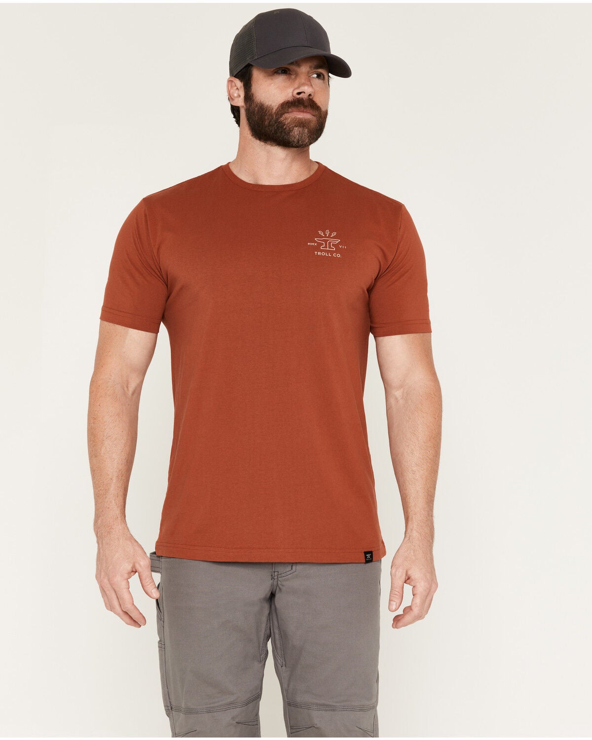 Image #2 - Troll Co Men's Twisting Wrenches Short Sleeve Graphic Work T-Shirt - Big, Red, hi-res