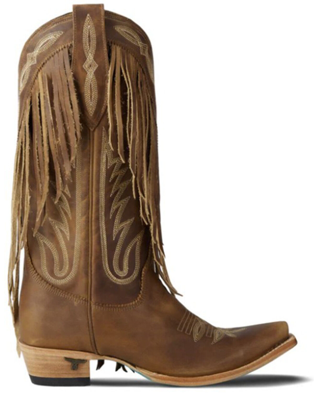 Image #2 - Lane Women's Senita Falls Western Boots - Snip Toe, Brown, hi-res