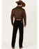 Image #3 - Wrangler Men's 13MWZ Cowboy Cut Original Fit Denim Jeans, Black, hi-res
