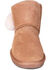 Image #3 - Cloud Nine Girls' Sheepskin Pom Pom Boots - Round Toe , Chestnut, hi-res