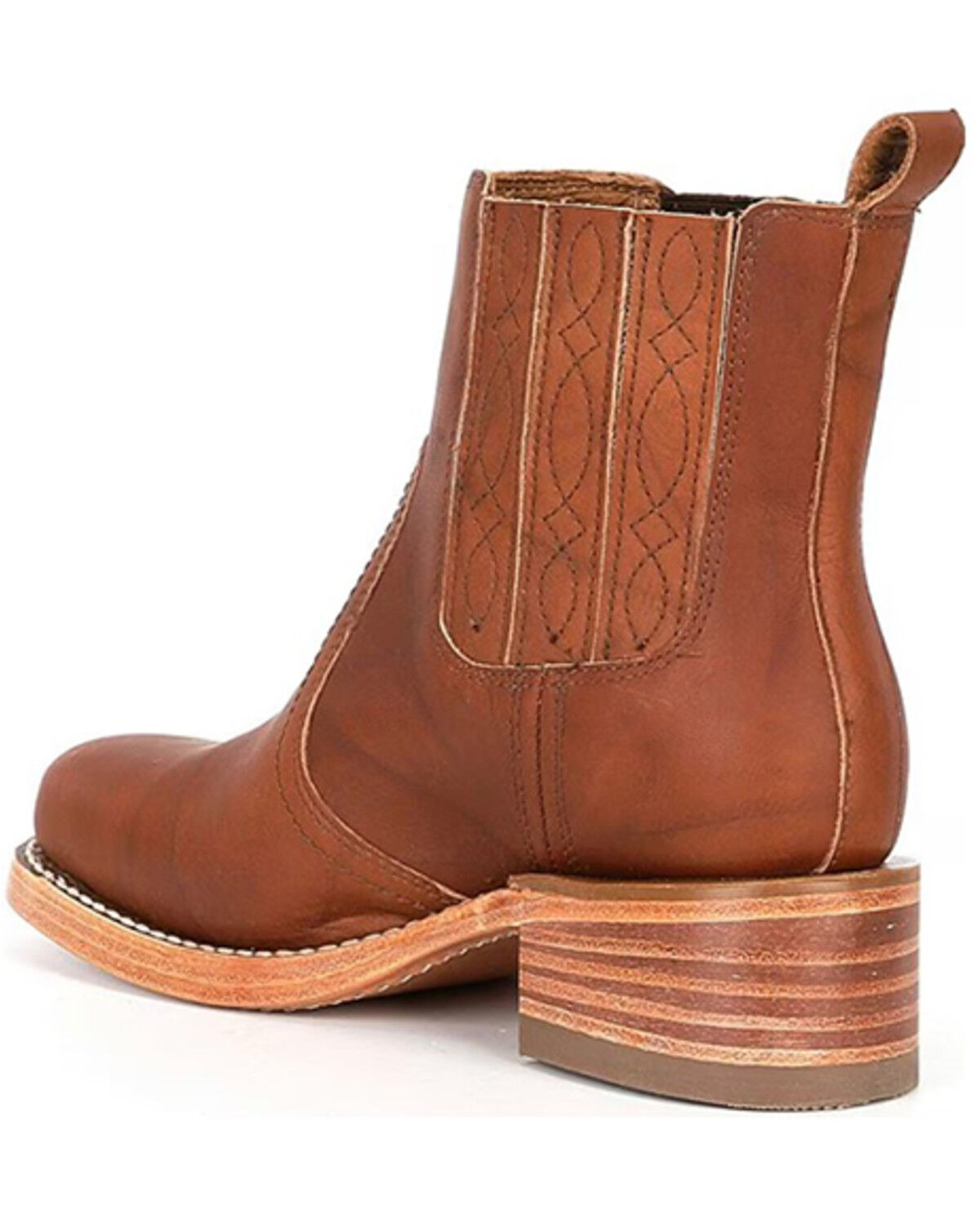 Image #3 - Frye Women's Campus Chelsea Booties - Square Toe, Russett, hi-res