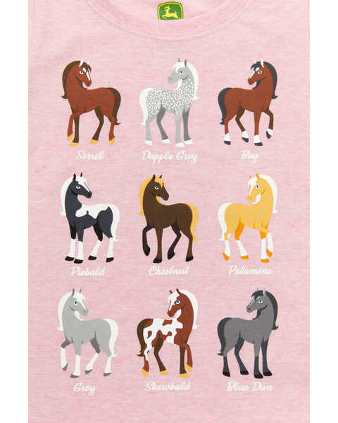 Image #2 - John Deere Toddler-Girls' Horse Breed Tee, , hi-res
