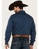 Image #4 - Wrangler Retro Men's Premium Solid Long Sleeve Snap Western Shirt , Blue, hi-res