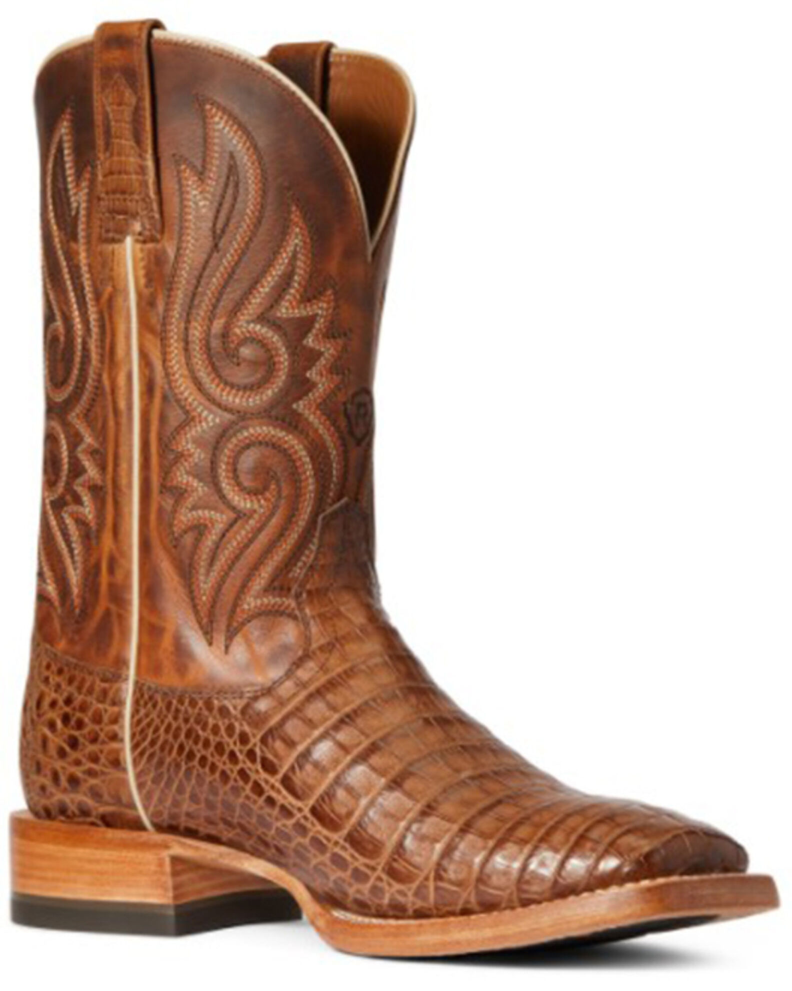 Men's exotic leather boots, Crocodile boots