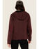Image #4 - Lucky Brand Workwear Women's Bonded Fleece Zip-Up Hooded Jacket, Burgundy, hi-res