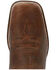 Image #6 - Durango Men's Westward Denim Western Performance Boots - Broad Square Toe, Brown/blue, hi-res
