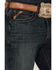 Image #2 - Ariat Men's M2 Dusty Road Dark Wash Relaxed Bootcut Jeans, Denim, hi-res