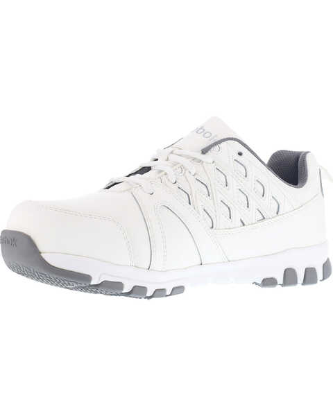 Image #2 - Reebok Women's Athletic Oxford Shoes - Steel Toe , White, hi-res