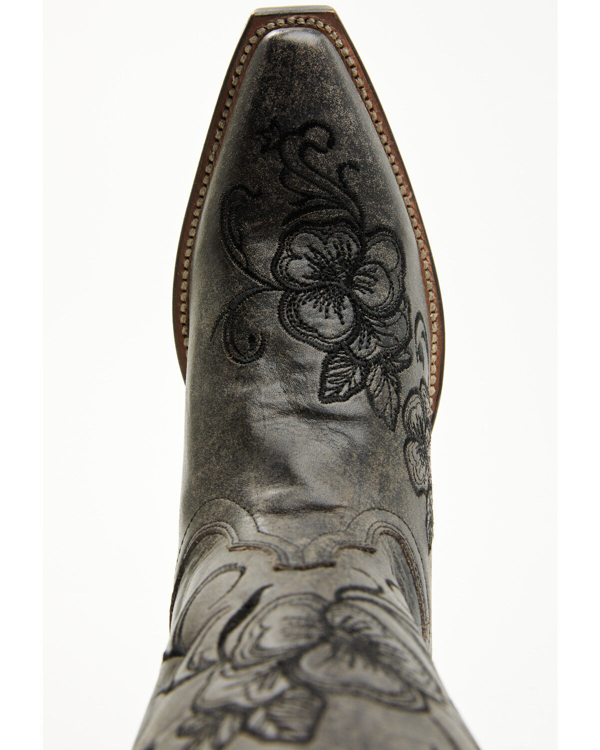 Image #6 - Shyanne Women's Lasy Western Boots - Snip Toe, Black, hi-res
