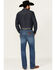 Image #3 - Wrangler Retro Men's Blaze Medium Wash Slim Bootcut Stretch Denim Jeans, Medium Wash, hi-res