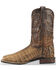 Dan Post Denver Bay Apache Flank Caiman Cowboy Boots - Square Toe, Bay Apache, hi-res