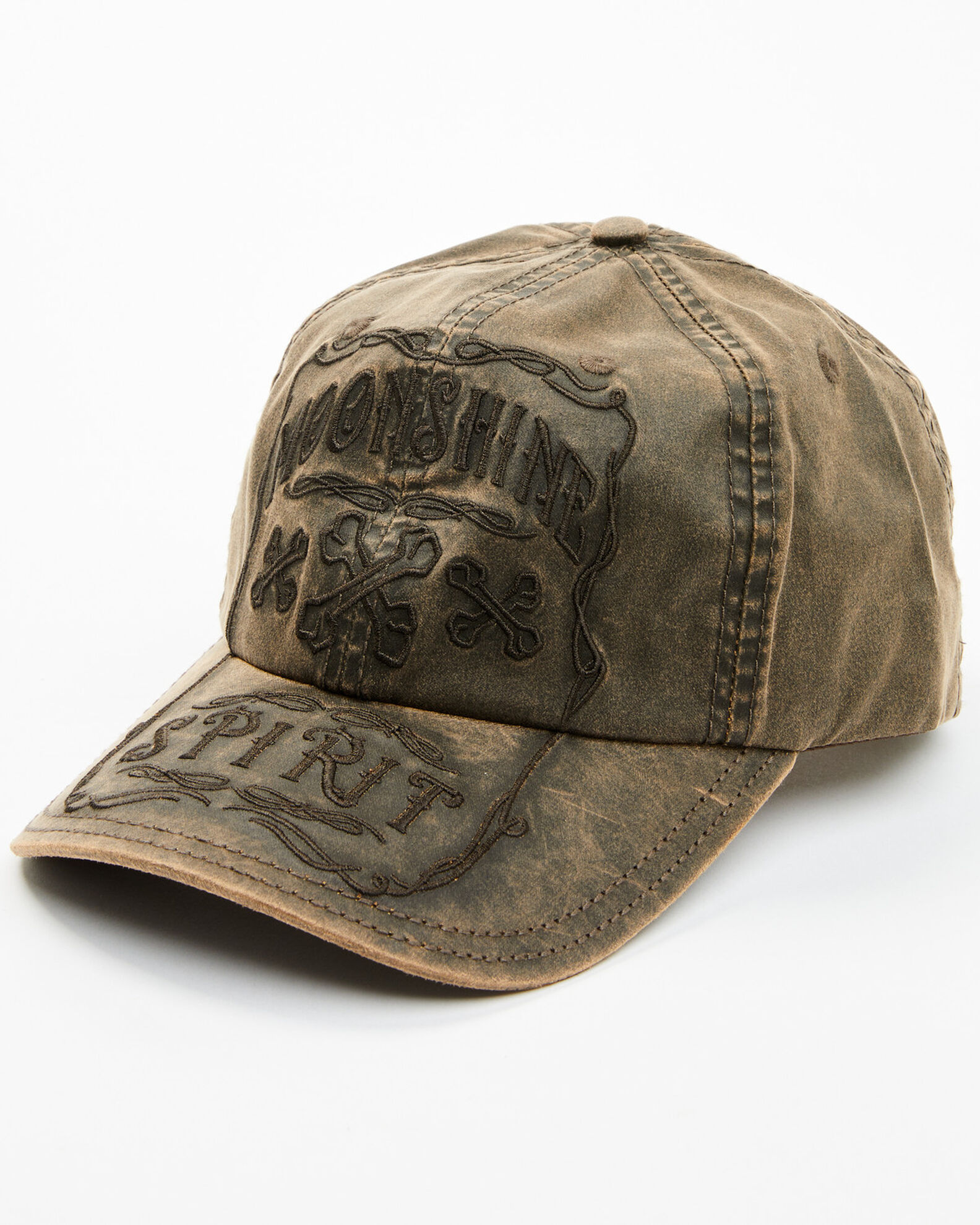 Moonshine Spirit Men s Waylon Oil Cloth Baseball Cap Country Outfitter