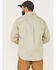 Image #4 - Brothers and Sons Men's Weathered Twill Solid Long Sleeve Button-Down Western Shirt, Sand, hi-res