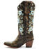 Dan Post Women's Flower Embroidery Western Boots - Snip Toe, Brown, hi-res
