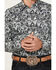 Image #3 - Cody James Men's Showdown Paisley Print Long Sleeve Snap Western Shirt - Tall, Navy, hi-res
