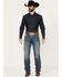 Image #1 - Cinch Men's White Label Medium Stonewash Relaxed Straight Rigid Denim, Medium Wash, hi-res