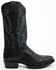 Image #2 - El Dorado Men's Exotic Caiman Western Boots - Medium Toe , Black, hi-res